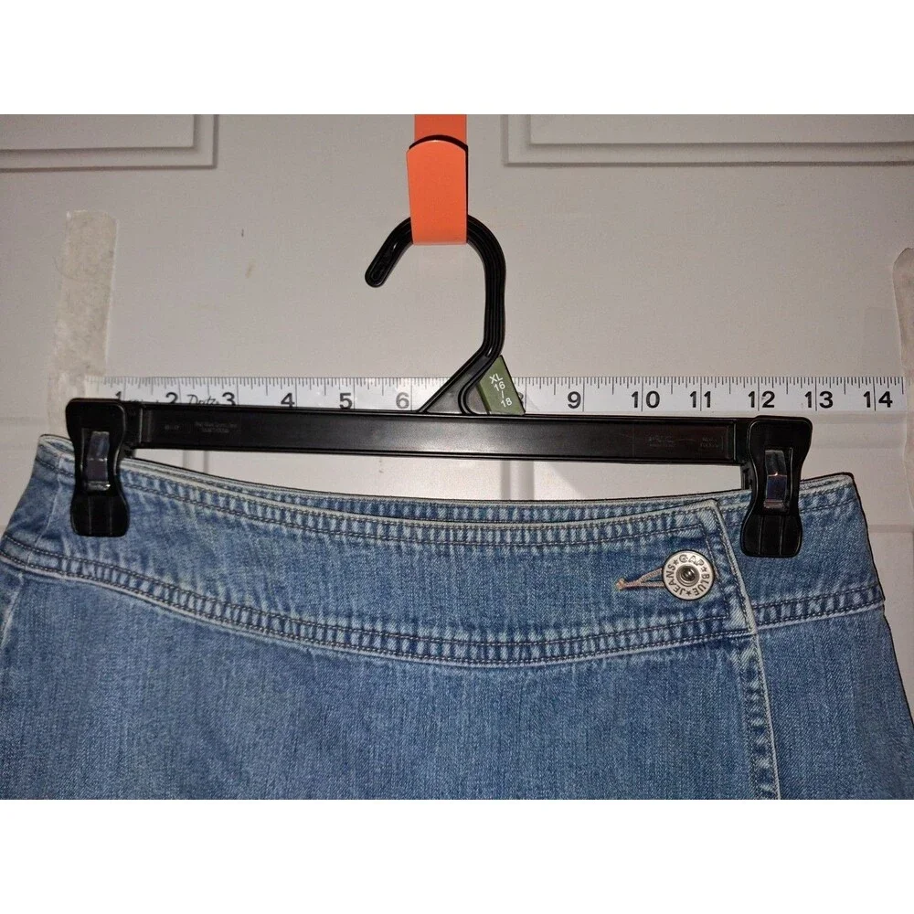 Gap Denim Basics Blue Jean Skirt Women's Size 4 100% Cotton Mini